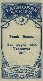 1910 Imperial Tobacco Lacrosse Leading Players (C59) #41 Frank Ronan Back